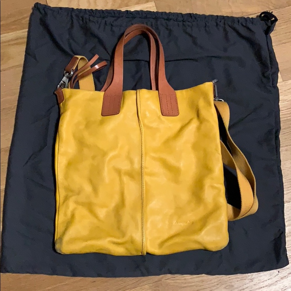 Christopher Kon Yellow Leather Crossbody